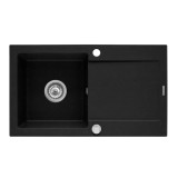 Chiuveta Bucatarie Inox 75x45 cm Negru Grafit ModernLight Concept
