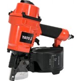 Capsator pneumatic cu cuie YATO 25-57mm, constructii/industrie, aliaj magneziu, reglare impact, conexiune 1/4