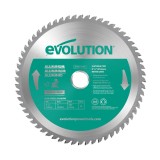 Panza circular pentru taiat aluminiu, pentru fierastraie circulare stationare Evolution 210mm, &Oslash;210 x 25.4 mm, 60 de dinti TCT