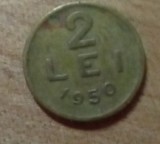 MNDRO30 monede Romania 2 lei 1950