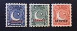 Pakistan (Provinciile Indiei Britanice) 1947 - Set 4 Timbre Oficiale &bdquo;Regele George al VI-lea / Supraimprimat PAKISTAN SERVICE&rdquo; -CLN1