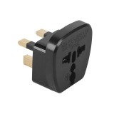 Adaptor tensiune priza UK - UNIVERSAL negru, Oem