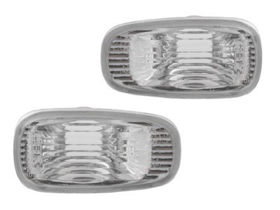 Lampa semnalizare aripa Toyota Land Cruiser V8 (Fj200), 11.07-08.15, Toyota Prius (Xw20), 10.03-05.09, alb transparent, fara suport bec, omologare EC