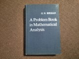 G N BERMAN A PROBLEM BOOK IN MATHETICAL ANALYSIS RF10/3