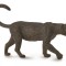 Figurina leopard negru pictata manual l collecta