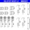 ATE 03.0137-9331.2 set accesorii, saboti frana parcare