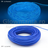 Fir electroluminescent neon flexibil el wire 32 mm culoare albastru