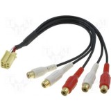 Mufa mini ISO galbena Adaptor preamplificare