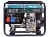 Generator monofazat trifazat diesel Konner Sohnen KS 8100HDE-1 3 ATSR