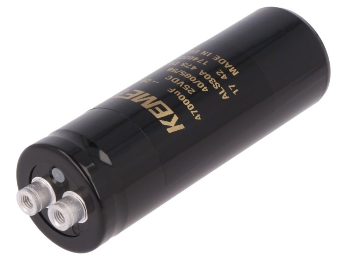 Condensator electrolitic 47mF 25VDC