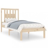Cumpara ieftin Cadru de pat single, 90x190 cm, lemn masiv