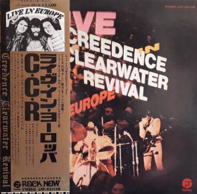 Vinil 2XLP &amp;quot;Japan Press&amp;quot; Creedence Clearwater Revival &amp;lrm;&amp;ndash; Live In Europe (-VG) foto