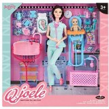 Set de joaca papusa doctor pediatru 29 cm cu accesorii