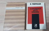 2 titluri N. Tertulian - Eseuri / Experiență, artă, g&acirc;ndire