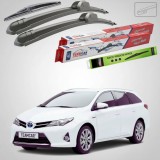 Cumpara ieftin Ștergătoare Toyota Auris E18 Touring Sports Estate 2013-prezent | Set Față și Spate Flat &ndash; TeamCar&reg;
