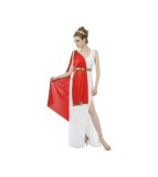 Costum Regina Greaca pentru Adulti cu Rochie, Bentita si Curea, Marimea M