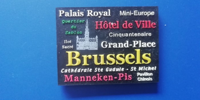 D3 - Magnet frigider - Tematica turism - Belgia 1