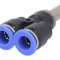 Conector Plug-in Y BLUELINE 0,95-15bar