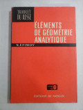 ELEMENTS DE GEOMETRIE ANALYTIQUE - N. EFIMOV