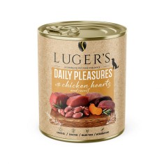LUGER 039;S HRANA UMEDA CONSERVA CAINI CU INIMI DE PUI MORCOV 800G