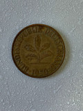 Moneda 10 PFENNIG - 1950 G - Germania - KM 108 (278), Europa