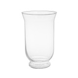 Vaza decorativa din sticla, Forma clopot, 15x24.5 cm, ATU-085281