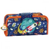 Penar necessaire Fun Time 2 in 1, cu o clapa, Tiger Family, motiv Rock-It Up