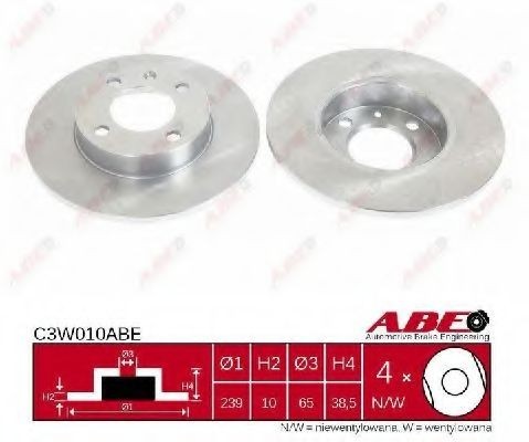 Disc frana VW PASSAT Variant (3A5, 35I) (1988 - 1997) ABE C3W010ABE