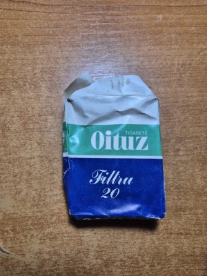 pachet de tigari oituz - intreprinderea de tigarete sfanu gheorghe - din anii &amp;#039;70 - &amp;#039;80 - nu contine tigari foto