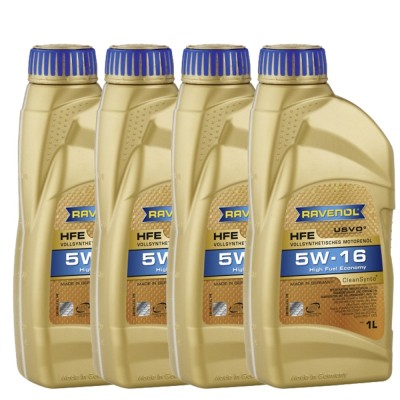 Pachet 4 litri ulei Ravenol HFE USVO 5W16 foto