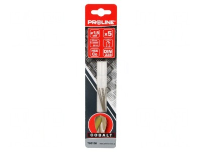 Burghiu Metal 1,5mm HSS-Co 5 Buc. foto