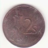 Slovacia 2 coroane 1993, primul an de batere., Europa