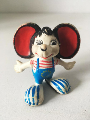 * Figurina veche soricel Mickey Mouse 5,5cm foto