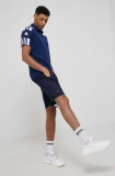 adidas Performance polo de antrenament Squadra 21 culoarea bleumarin, cu imprimeu HC6277