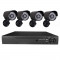 Sistem supraveghere 4 camere video CCTV, telecomanda inclusa