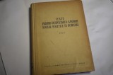 Texte privind desvoltarea gandirii social-politice in Romania vol. I 1954