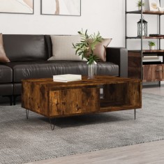 vidaXL Masă de cafea, stejar fumuriu, 90x60x35 cm, lemn compozit 827065