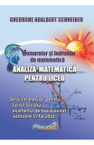 Memorator analiza matematica pentru liceu - Gheorghe Adalbert Schneider