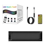 Ecran sticker LED RGB flexibil 20 64 pixeli, 34.8 10.2 cm, Bluetooth, USB 5V, IP65