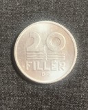 Moneda 20 filer 1986 Ungaria