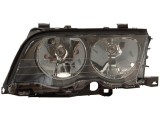 Far Bmw Seria 3 (E46), Sedan/Combi, 06.1998-09.2001, Combi, Sedan, partea Stanga, tip bec H7+H7+W5W; electric; reflector negru; cu soclu bec; cu moto, Depo