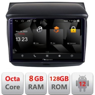 Navigatie Mitsubishi L200 2006-2014 5960Pro-094 Android Octa Core Qualcomm 2K Qled 8+128 DTS DSP 360 4G Optical CarStore Technology foto