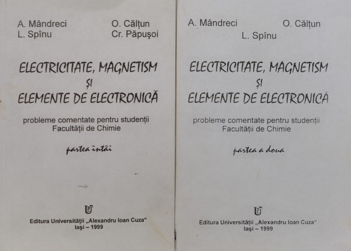 Electricitate, Magnetism Si Elemente De Electronica Partea 1- - A. Mandreci O. Caltun L. Spinu Cr. Papusoi ,561035