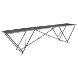 Cumpara ieftin Masa de lipire pliabila, 300 x 60 x 78 cm, MDF si aluminiu