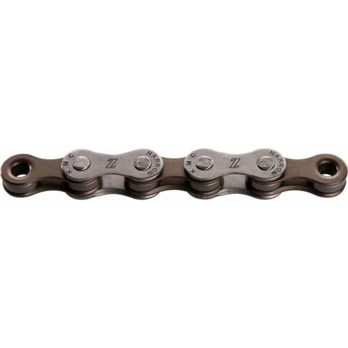 Lant Bicicleta KMC Z7, 1/2&quot; X 3/32 Inch, 7 viteze, Gri-Maro Ultimate FactoryBikes