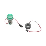 Indicator digital ampermetru si voltmetru LED verde 0-100A/50-500V AC &Oslash; 22mm Breckner Germany