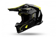 Casca enduro/ATV Ufo Intrepid, gri/negru/galben neon , marimea L Cod Produs: MX_NEW HE155L