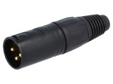 Mufă XLR Tată 3 Pin pe Cablu 3,5-8mm, Neutrik