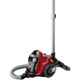 Aspirator fara sac 3A BGC05AAA2, 700W, 1.5 l, Filtru igienic PureAir, Perie parchet, Easy Clean, Rosu/Negru