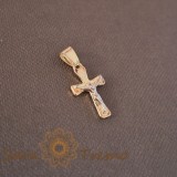 Cumpara ieftin Cruciulita clasica 1.5 cm cu Iisus rastignit reliefat